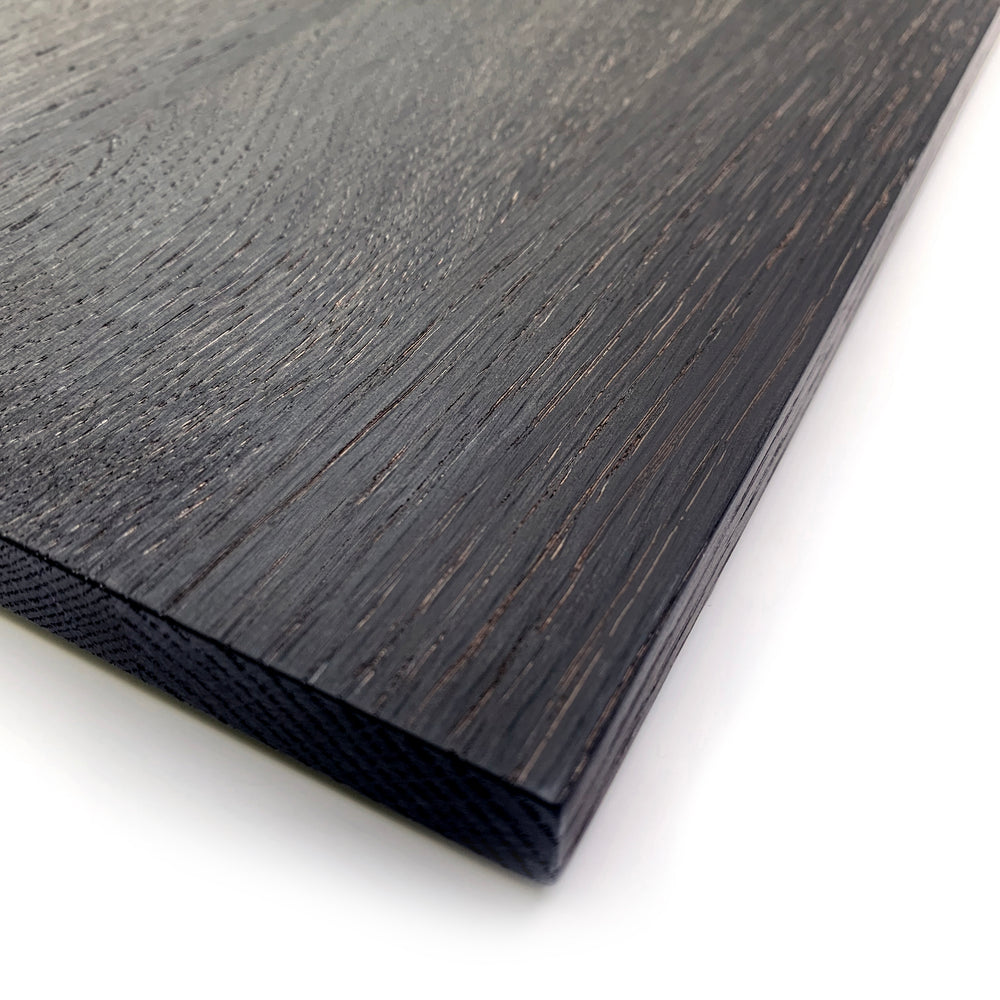 
                  
                    Oversized, blackened oak, food grade charcuterie boards. Ideal for serving many people at once. Uniquely designed by Big Wide Outside. 
                  
                