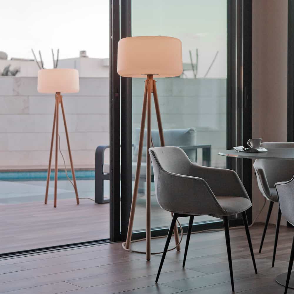 
                  
                    Elevate your space with Newgarden's Chloe lamp, a chic decor piece with wooden accents and adjustable settings.
                  
                